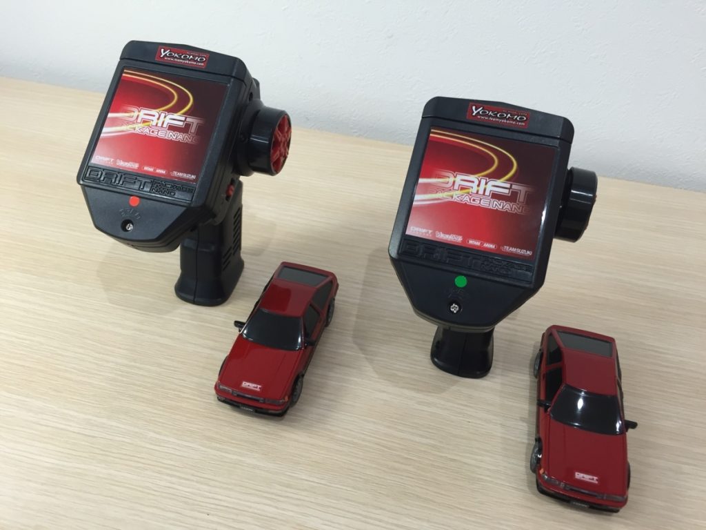 TAKARATOMY DRIFTPACKAGE NANO ドリフトパッケージナノ ドリパケドリフトyokomoヨコモ レッド 2点セット