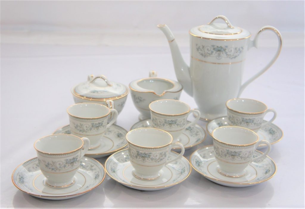 Noritake NOBLE ノリタケノーブル カップ&ソーサー ティーポット デミタスカップ シュガー＆ミルクポット