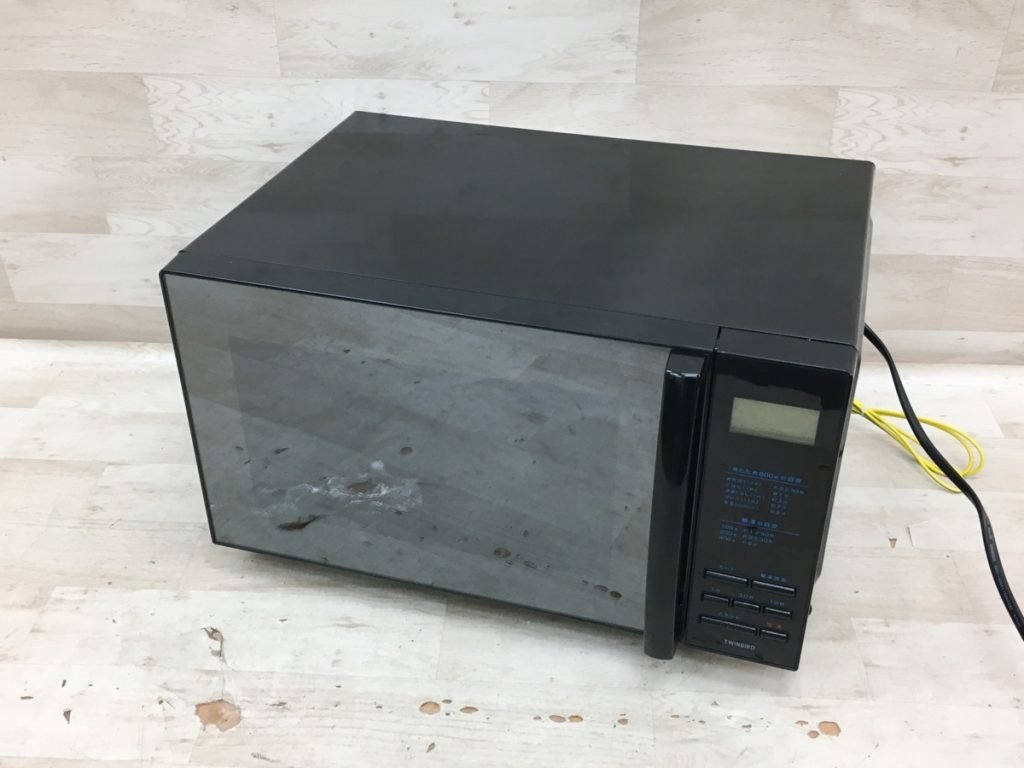 TWINBIRD ミラーガラスフラット電子レンジ DR-4259型 2019年製 50/60Hz ツインバード