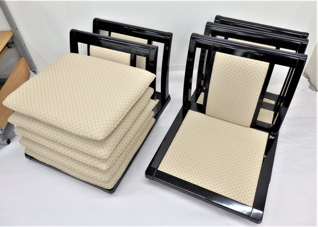 MORISHIGE モリシゲ 漣 さざなみ 座椅子 5点セット 座布団付き