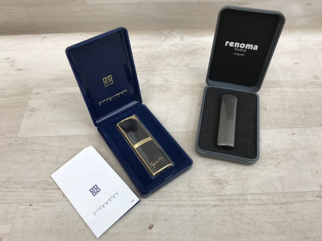 GIVENCHY ジバンシィ 未使用 ガスライター ケース付 renoma ガスライター ケース付き