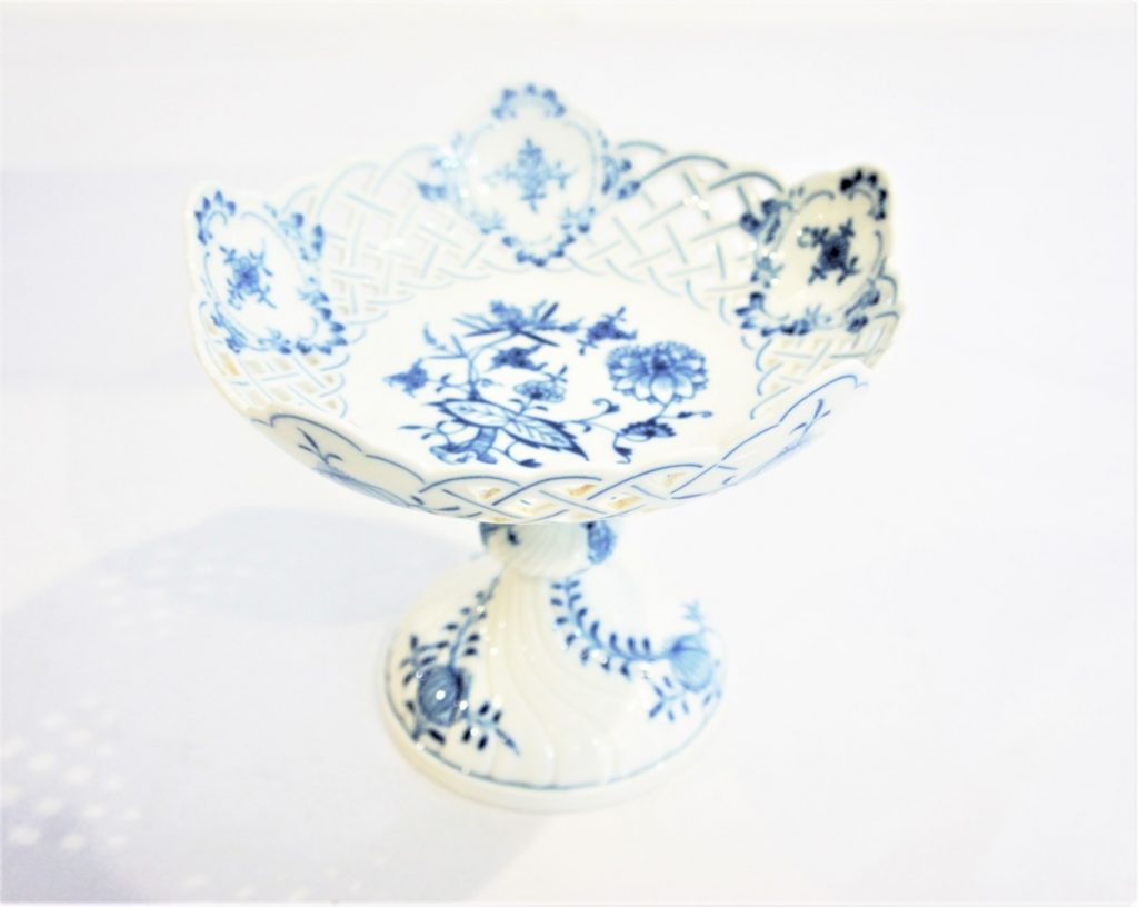 マイセン　MEISSEN　２級品　ブルーオニオン　コンポート　アンティーク