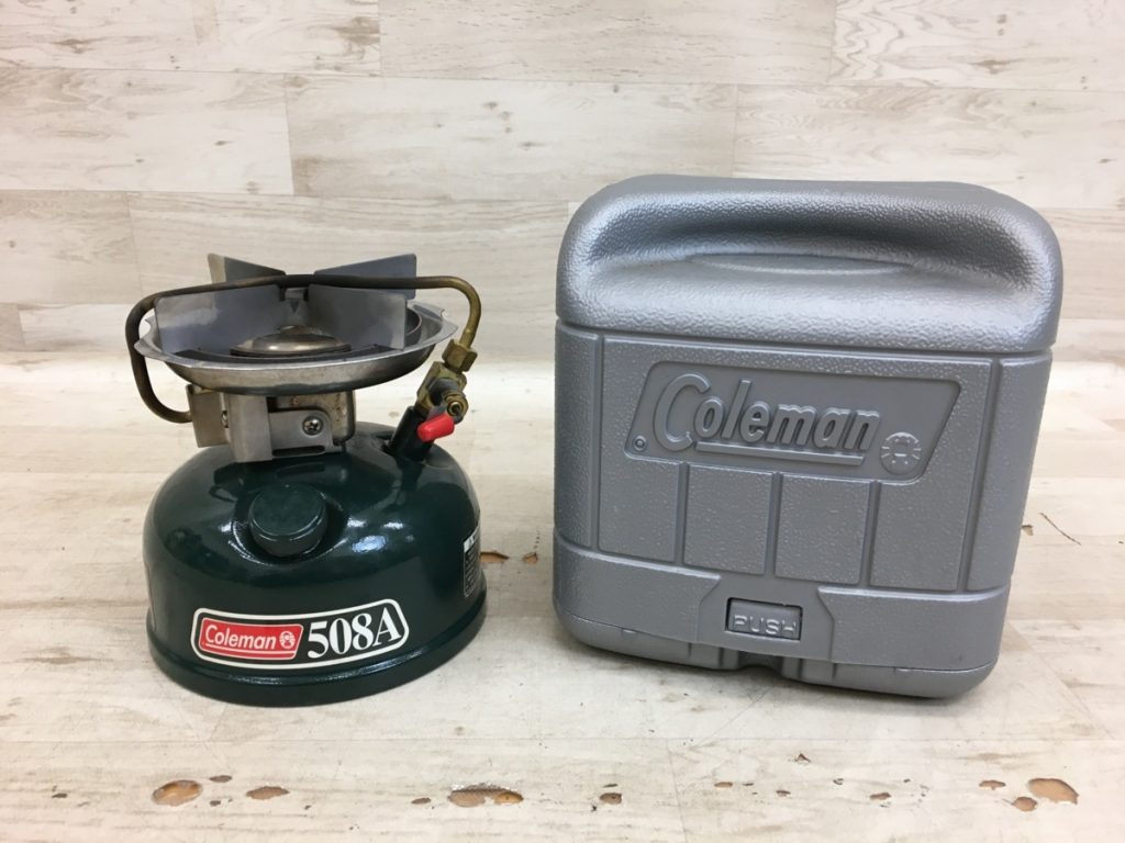 Coleman シングルバーナー 508A コンロ キャンプ ホワイトガソリン スポーツスター 収納ケース BBQ コールマン