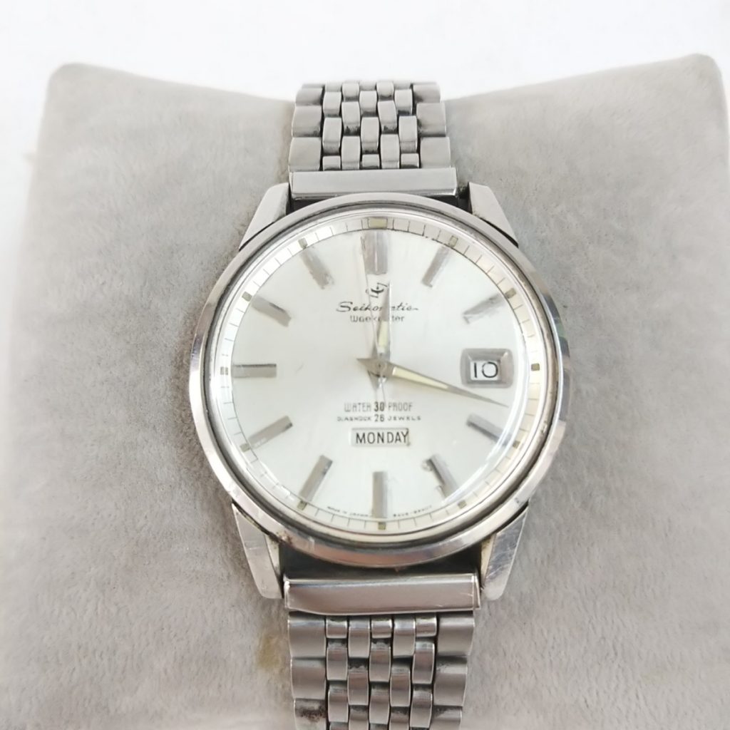 動作品 Seikomatic セイコーマチック Weekdater ウィークデーター 6206-8990 自動巻き 腕時計 現状品