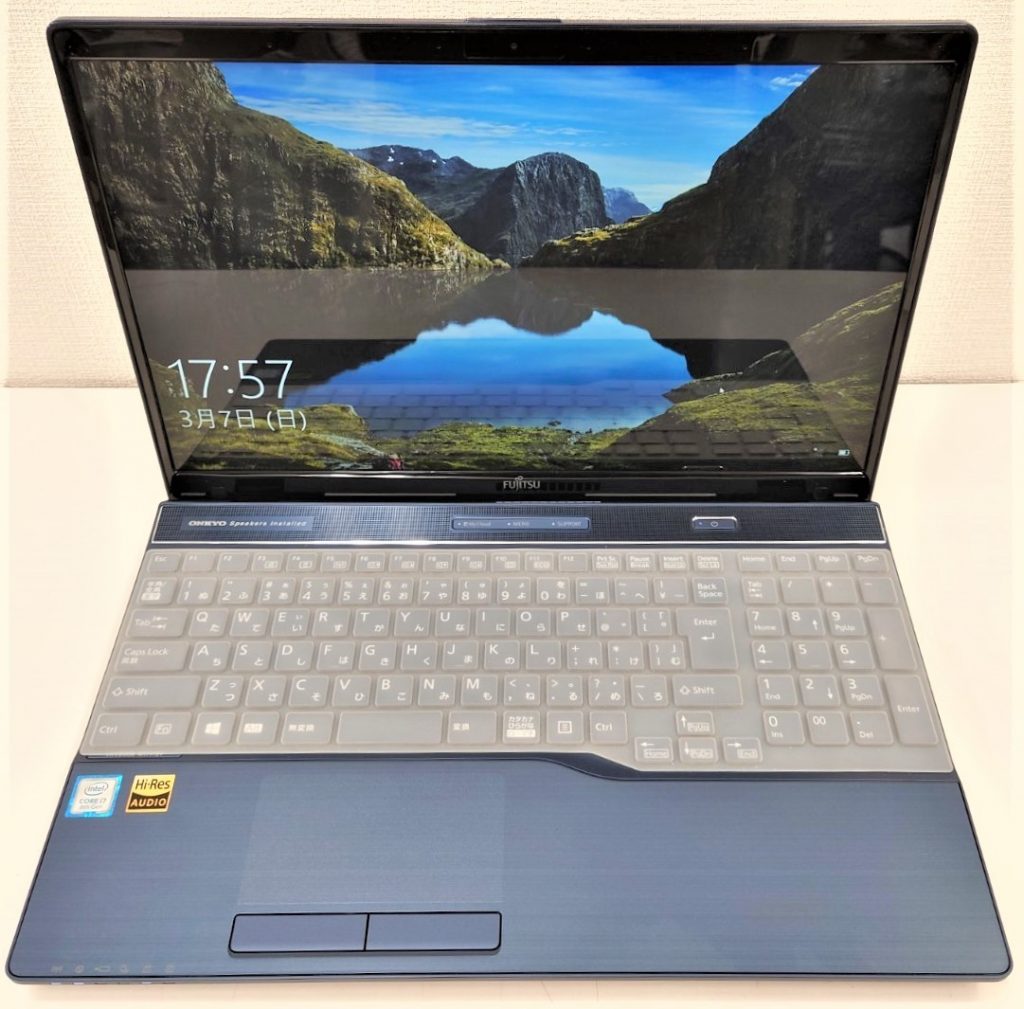 FUJITSU 富士通 ノートブックPC LIFEBOOK AH77/D1 FMVA77D1LG メタリックブルー