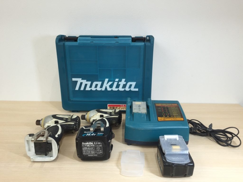 makita マキタ 充電式インパクトドライバ TD130DRFXW 2個 / バッテリー 2個 / 充電器 /ケース