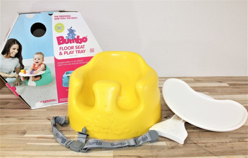 Bumbo　バンボ　 ベビーチェア　プレートトレイ付き　　黄色　イエロー