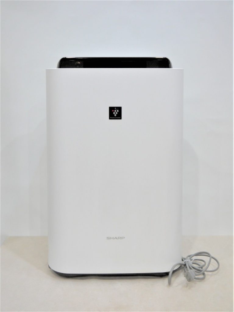 動作OK 2017年 SHARP プラズマクラスター7000 加湿空気清浄機 KC-G50-W 薄型スリムデザイン