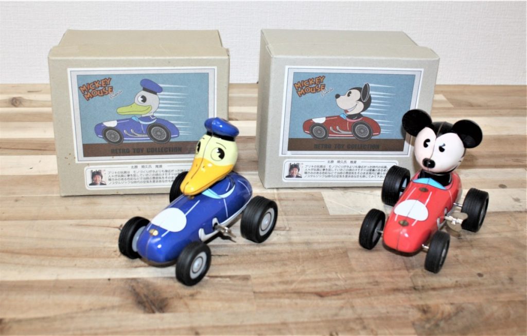 ディズニー ミッキー プルート ヤングエポック ねじ回し付きおもちゃ レトロ ブリキ