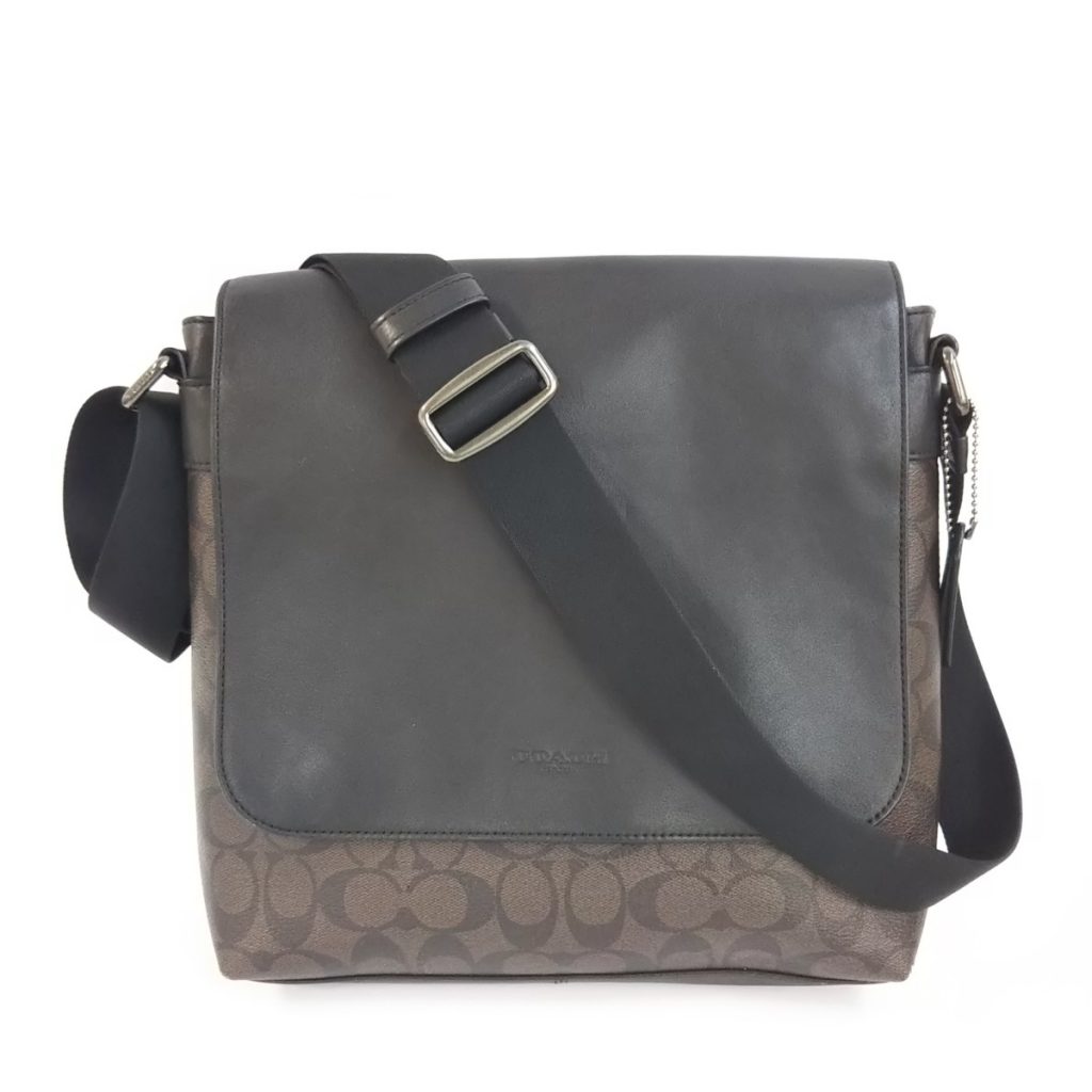 正規 COACH コーチ 斜め掛けショルダーバッグ K1861-F28575 シグネチャー 現状品