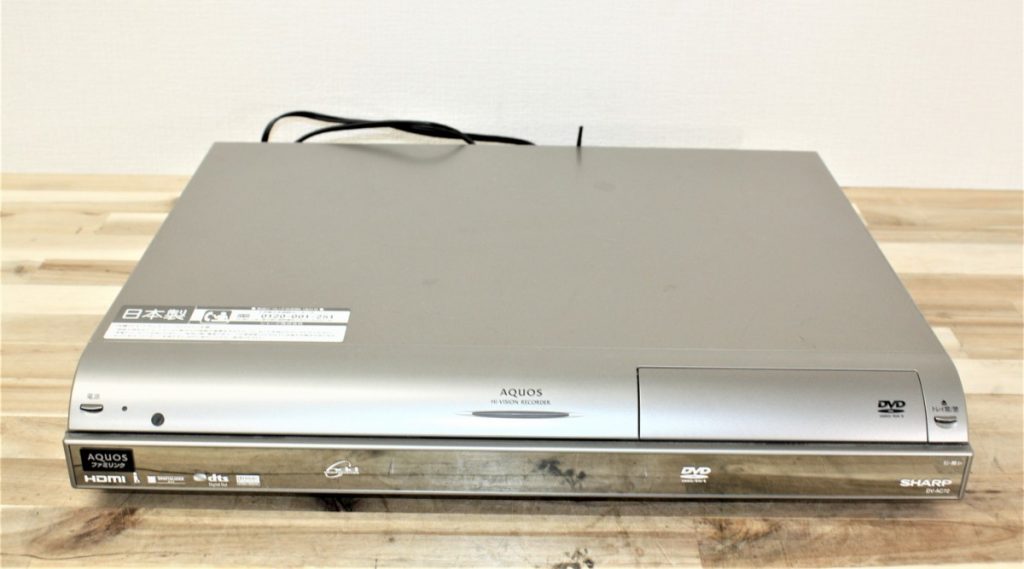 SHARP シャープ DVDレコーダー AQUOS DV-AC72　動作未確認
