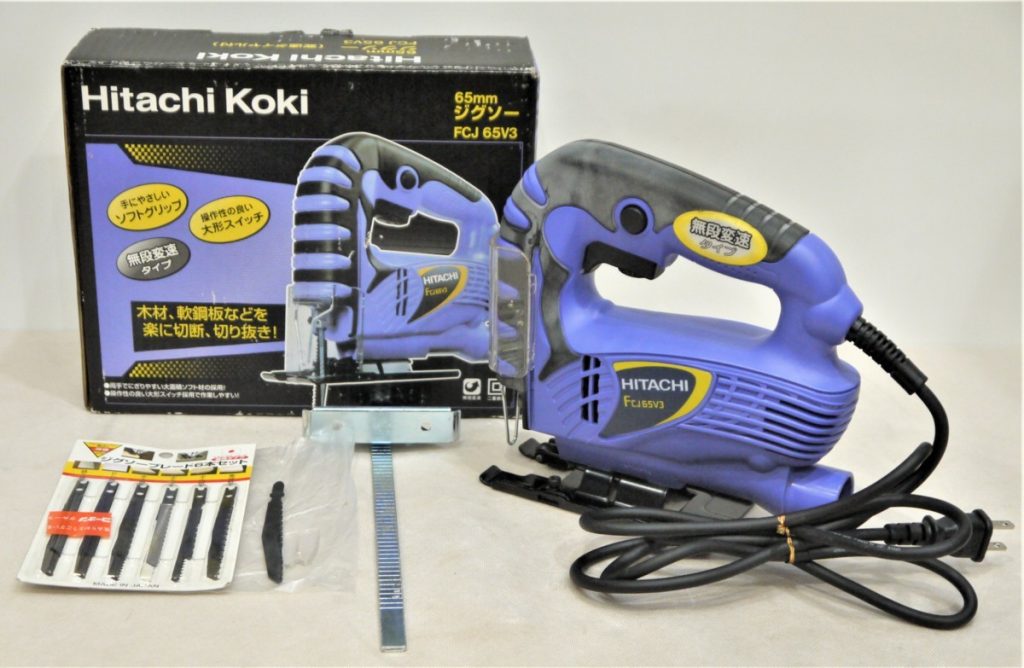 日立工機 65mm 無段変速ジグソー FCJ65V3 HITACHI KOKI ジグソーブレードセット付き