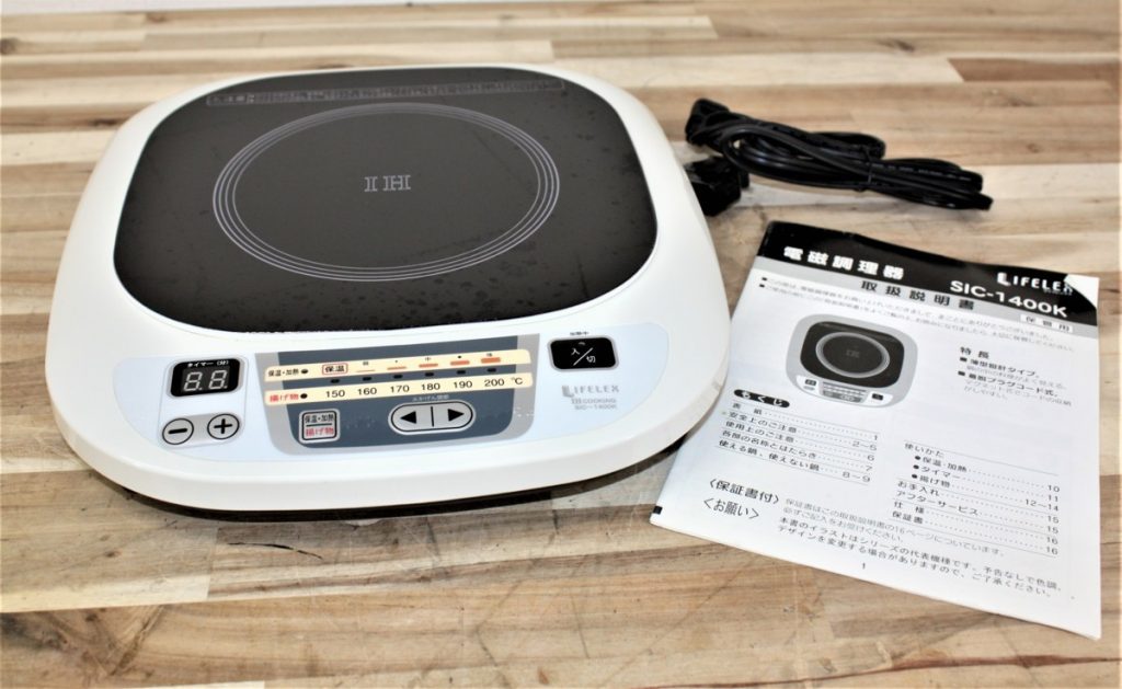 電磁調理器 SIC-1400K 通電確認済み