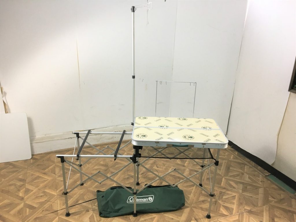 Coleman Compact Kitchen Table コンパクトキッチンテーブル 調理 2段 収納ケース BBQ コールマン