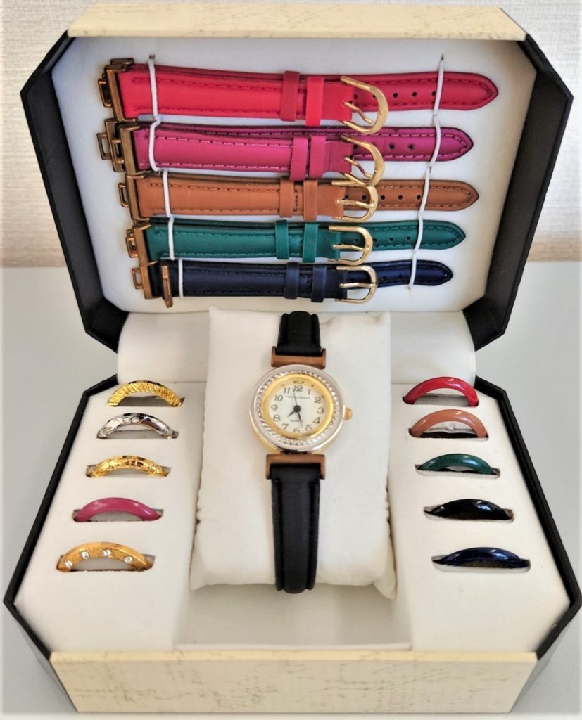 Dinorre66 腕時計 ベルト・ベゼルチェンジウォッチ レディース時計 ベルト リング変更可