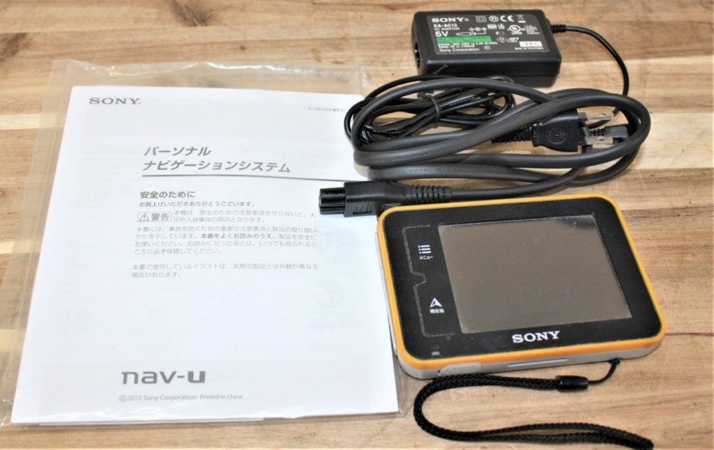 ポータブルナビ SONY NV-U35 サイクルナビ オレンジ