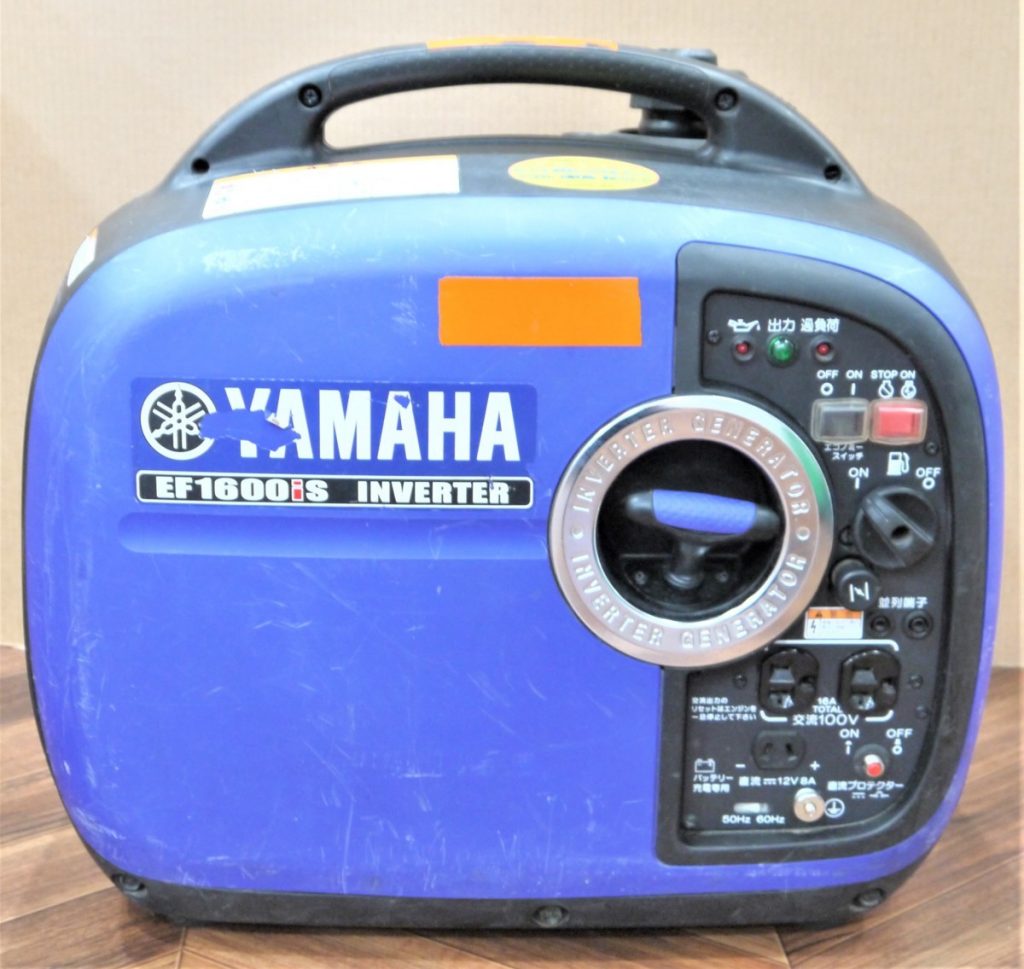 通電のみ YAMAHA ヤマハ 防音型 インバーター発電機 EF1600is アウトドア ポータブル 防災用 現状品