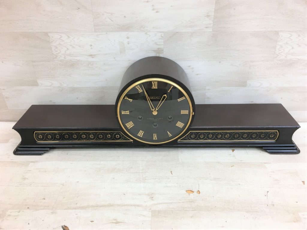 SEIKO THREE CHIMES 7 JEWELS ウェストミンスター 置時計 ゼンマイ 手巻き 手動 スリーメロディ セイコー