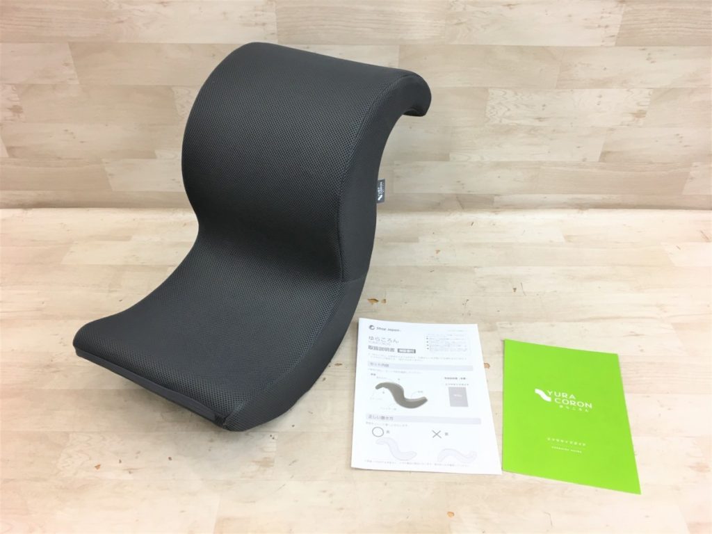 ショップジャパン ゆらころん エクササイズ お腹まわり引き締め 腹筋 グレー YURACORON 座椅子 ストレッチ 筋トレ