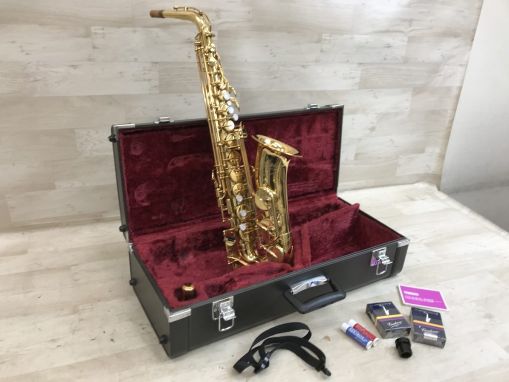 【USED品】YAMAHA YAS-34II アルト サックス 管楽器 リード ストラップ ハードケース ヤマハ