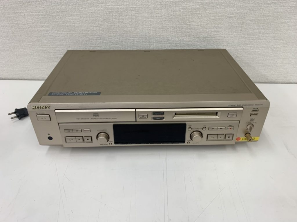 SONY ソニー MXD-D40 CDプレーヤー MDプレーヤー MDレコーダー MDLP対応 ステレオ オーディオ アンプ 通電確認済み
