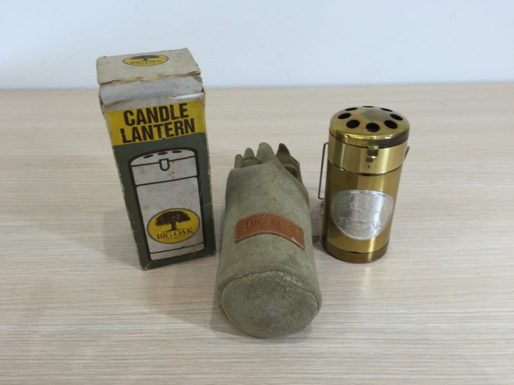 BIG OAK ビッグオーク　キャンドルランタン　日本製 ケース付き