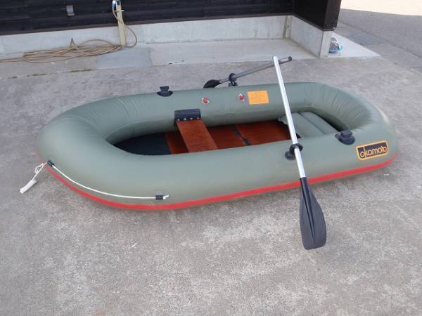オカモト フィッシングボート FR-420 ゴムボート 257×121cm okamoto FISHING BOAT 元箱潰れあり