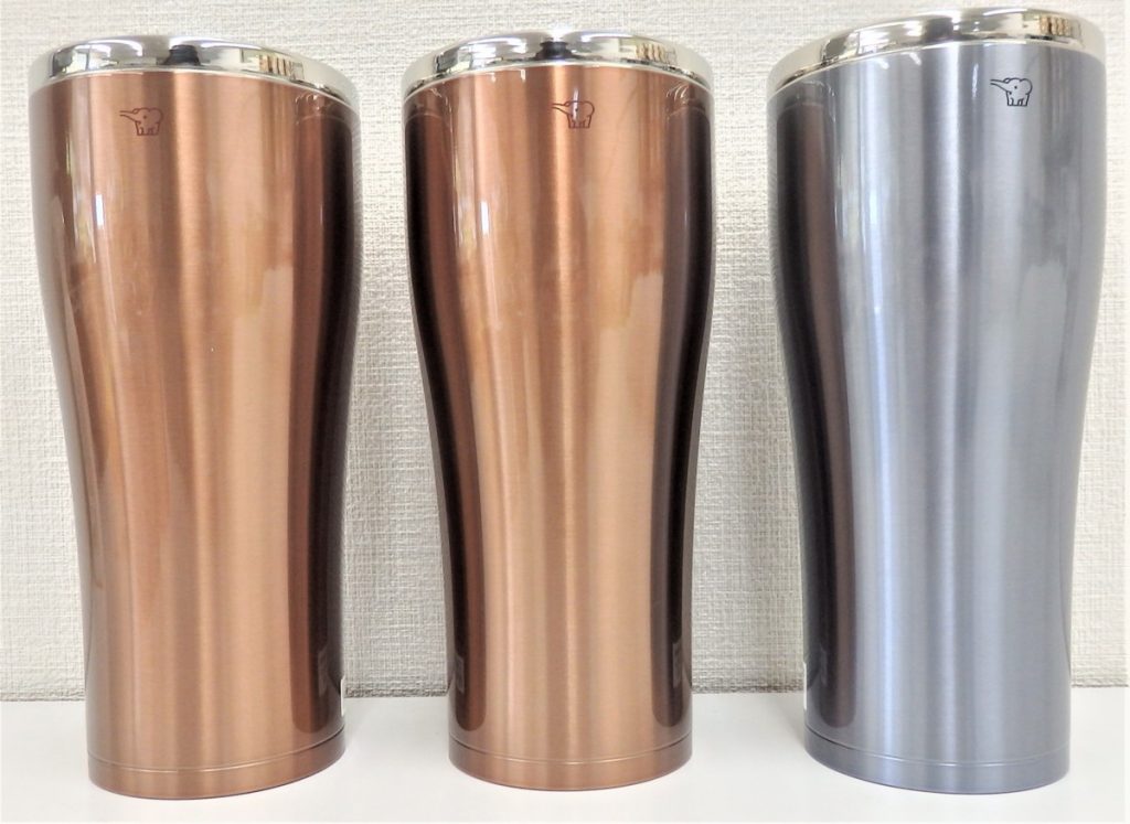 象印 (ZOJIRUSHI) まほうびんステンレスタンブラー 600ml クリアカッパー SX-DN60-NC×２、SX-DN60-AC×１