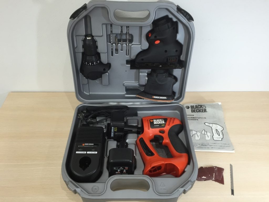 BLACK&DECKER ブラック＆デッカー 12V 充電式マルチツールセット KC2000F ジャンク品