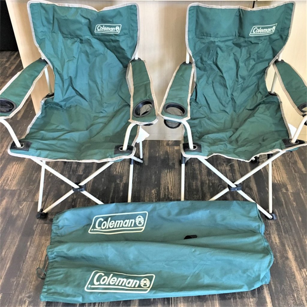 Coleman　アームチェアⅡグリーン　モデル170-5776　2脚セット
