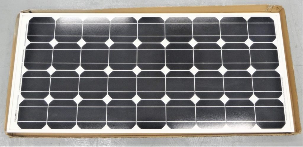 キャンピングカー ソーラーパネル100W DL-100PW LONG 12V 20Ah シールドバッテリー WP20-12 インバーター セット