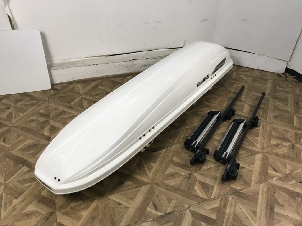 TERZO エアロボックス ルーフボックス ストリームボックス 白 THULE キャリアベース スキーキャリア