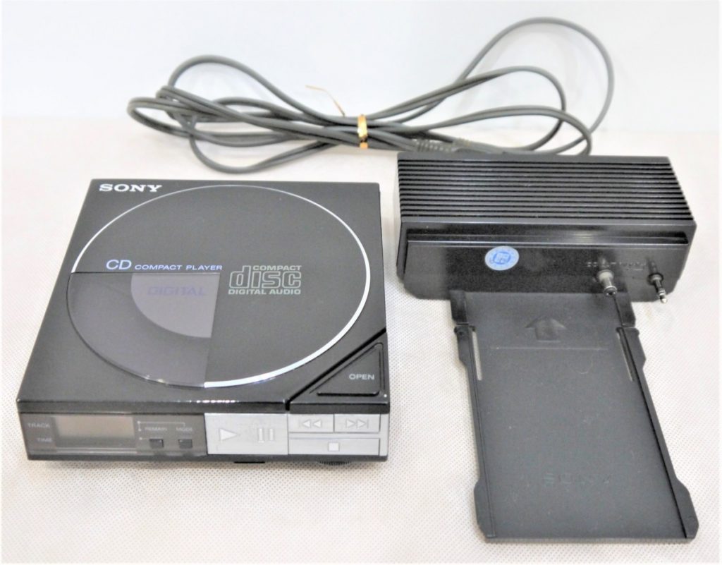 動作OK SONY D-50 コンパクト CDプレイヤー ブラック 黒 ソニー ポータブル デジタル