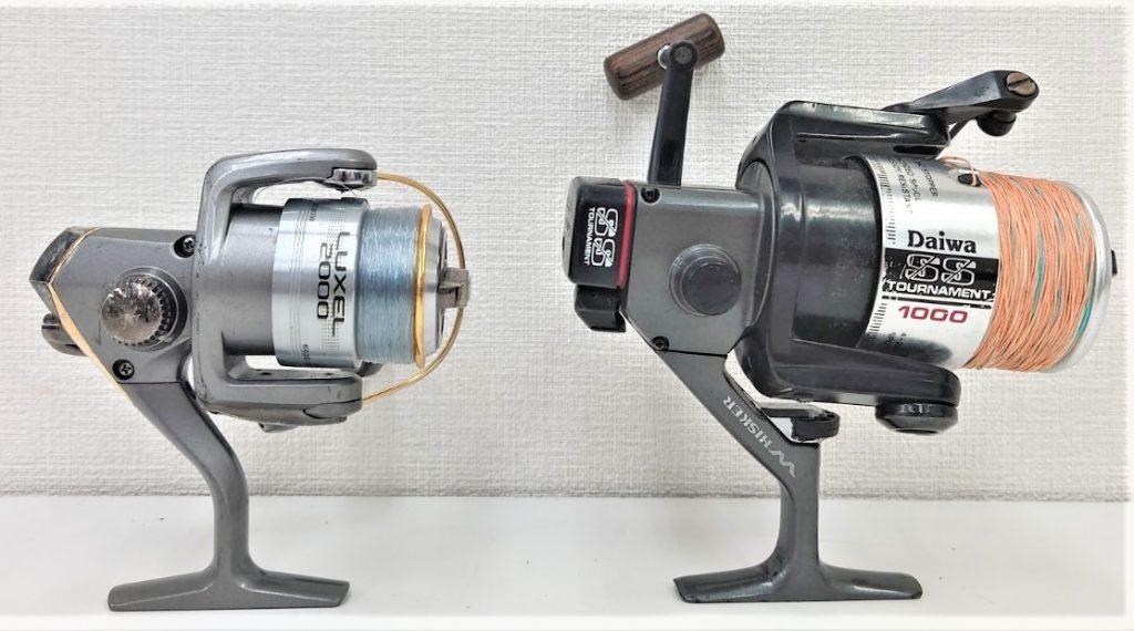 【中古品】ダイワ DAIWA スピニングリール 2個【SS トーナメント TOURNAMENT 1000】【LUXEL 2000】