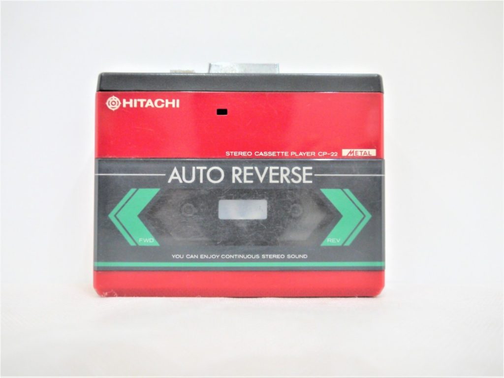 通電のみ レトロ HITACHI ステレオカセットプレイヤー CP－22 日立