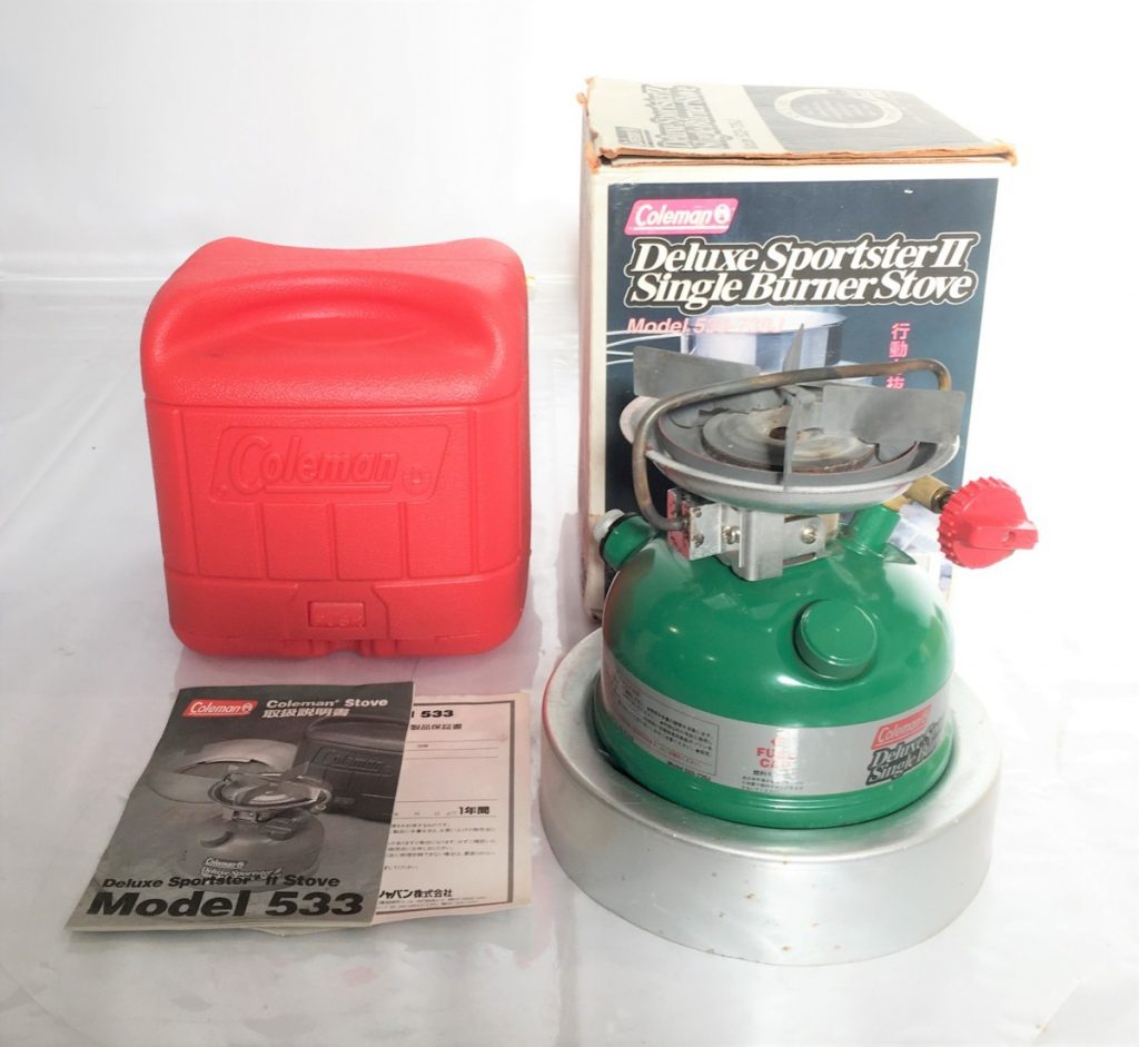 Coleman Deluxe Sportster Single Burner Stove Model 533-739J コールマン