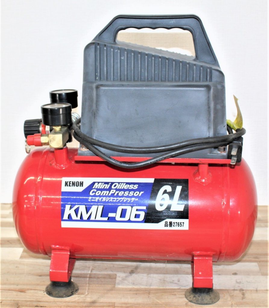【現状品】ミニオイルレスコンプレッサー　KML-06
