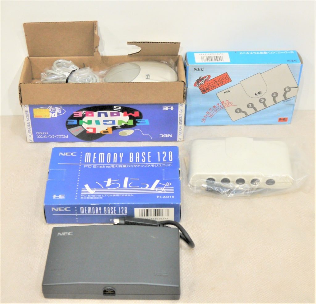 未使用NCE PCエンジン マウス/マルチタップ/PCメモリーベース128 等 周辺機器関連 3個セット