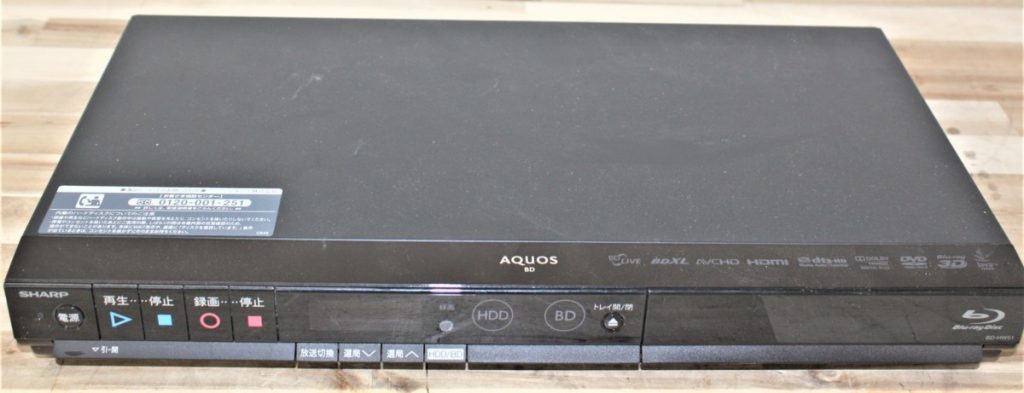 【現状品】 シャープ　AQUOS　 BD-HW51 BD/HDD/DVDレコーダー