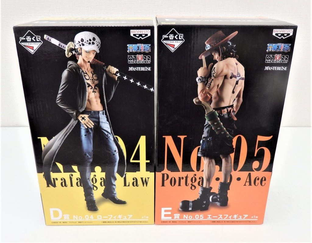 一番くじ ワンピース THE BEST EDITION D賞 No.04 ロー 未開封 E賞 No.05 ポートガス・D・エース フィギュア ２個セット
