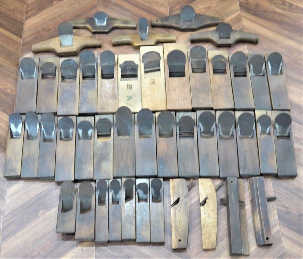 鉋 大工道具 かんな 銘有り 宗千代 安廣 等ハンドツール 44点 まとめ売り