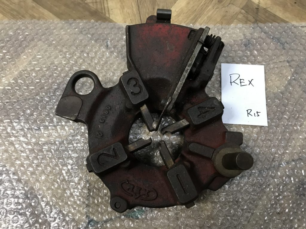 REX ダイヘッド 1/2 ～ 3/4 ねじ切り機 自動切上 パイプマシン レッキス 現状品 (R15)