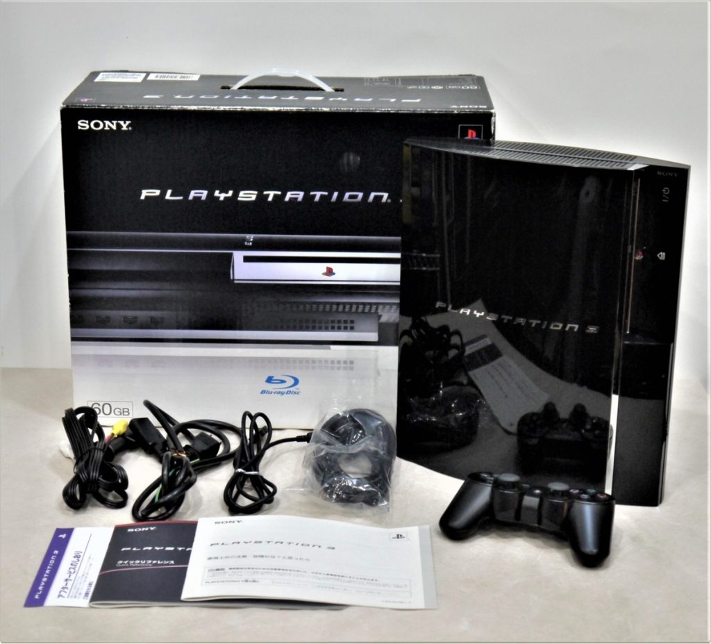 動作OK SONY PlayStation3 プレステ3 PS3本体 CECHA00 60GB ブラック 本体+電源コード+コントローラー