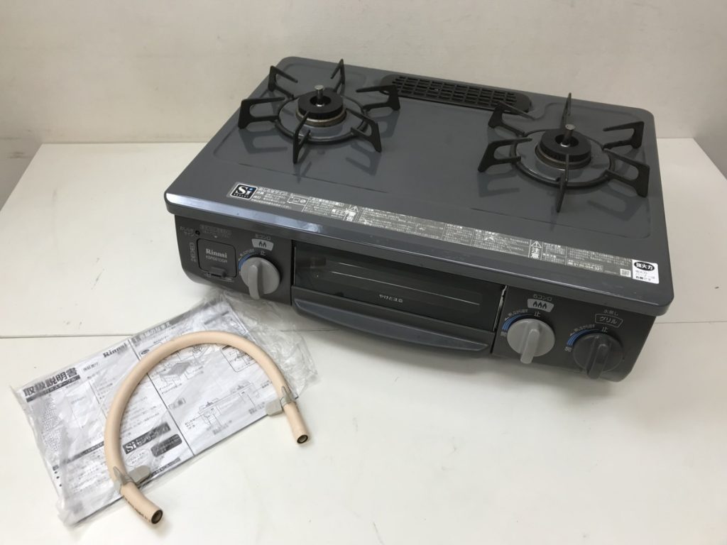 Rinnai RT33NJH ガスコンロ ガステーブル 都市ガス 2017年製 リンナイ 現状品