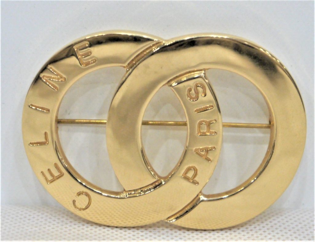 CELINE セリーヌ　ブローチ　ゴールド　アクセサリー　レディース　正規品　37.4g