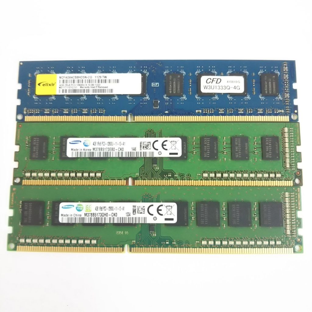 パソコン用メモリー/RAM いろいろ 4GB まとめて 動作未確認 現状品