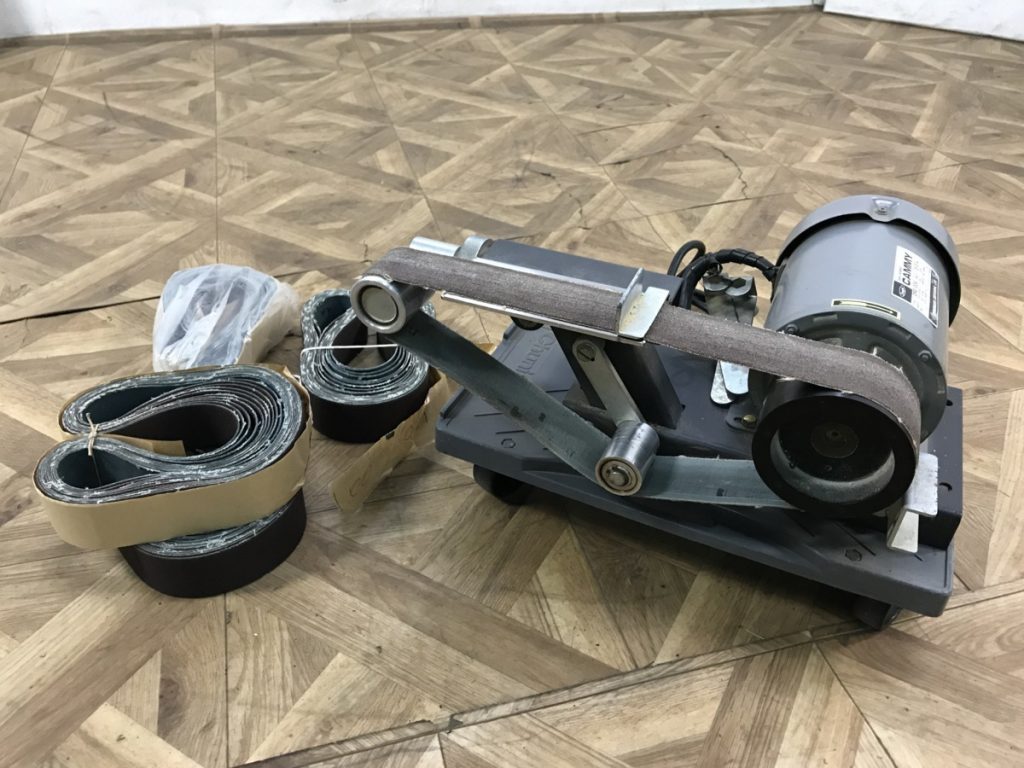 下村電友舎 DRE-024 CAMMY ベルト幅50mm ベルトサンダー レジンダー ベルトグラインダー 100V 替えヤスリ付