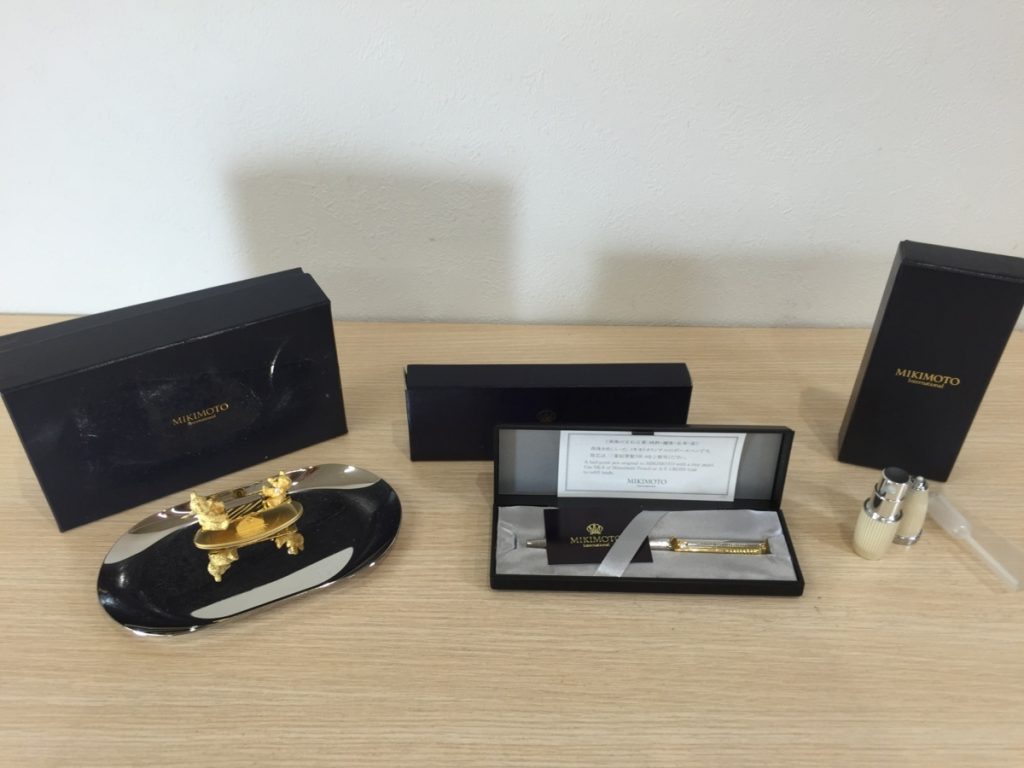 開封未使用品 MIKIMOTO INTERNATIONAL ミキモト インターナショナル 小物3点セット パール付き