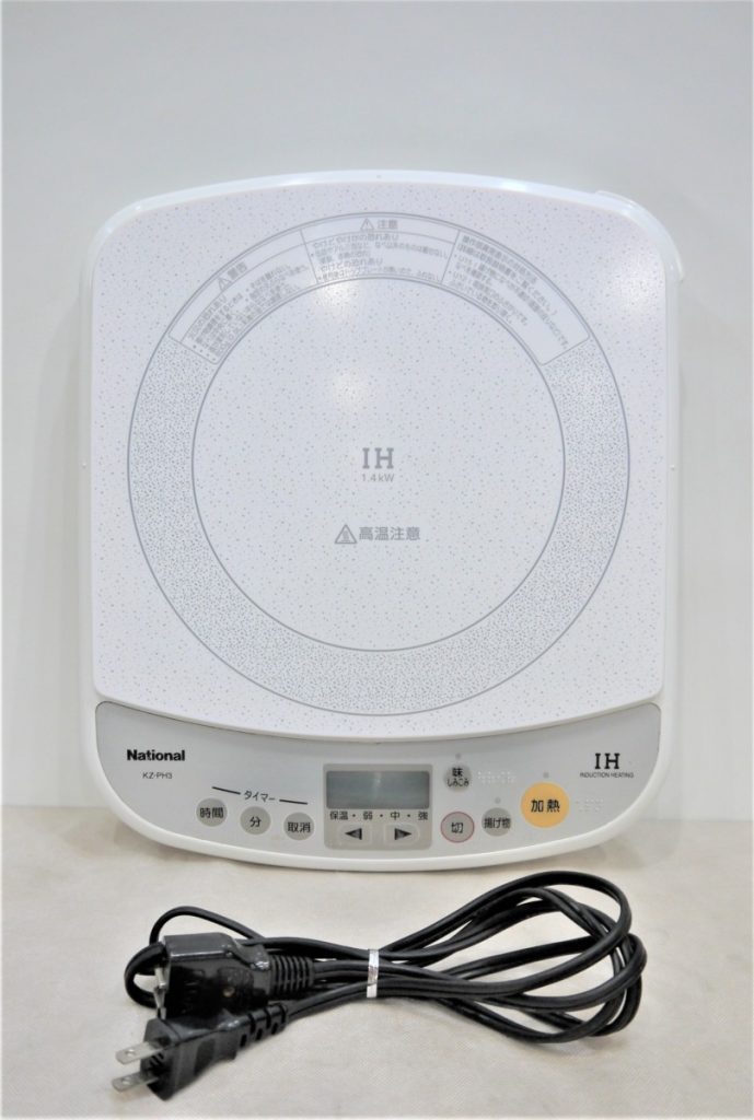 動作OK National ナショナル 卓上IH調理器 KZ-PH3