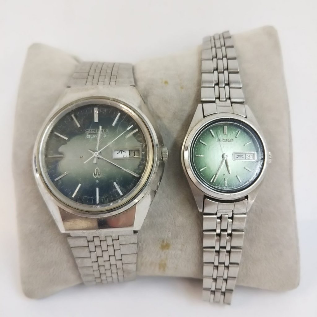 ジャンク SEIKO セイコー 腕時計 2点まとめて セイコークオーツ 3803-7020/8N1909 現状品